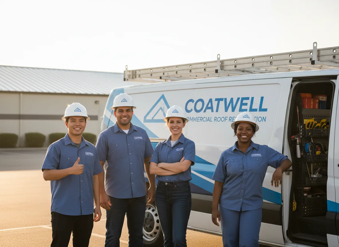 Commercial roof coating company in Lakewood, IL